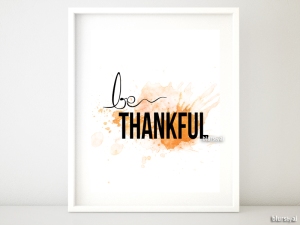 be thankful printable decor